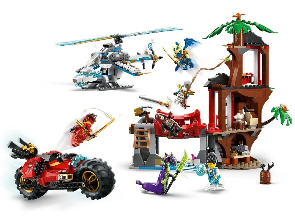 Конструктор LEGO Ninjago Автомобільна битва ніндзя біля будинку на дереві