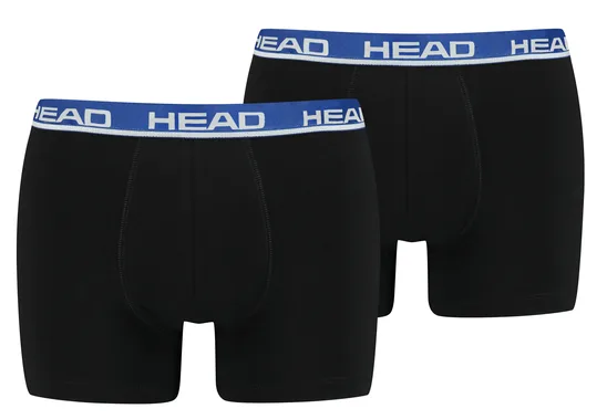 Труси-боксери Head бавовна XL чорний синій 2 шт