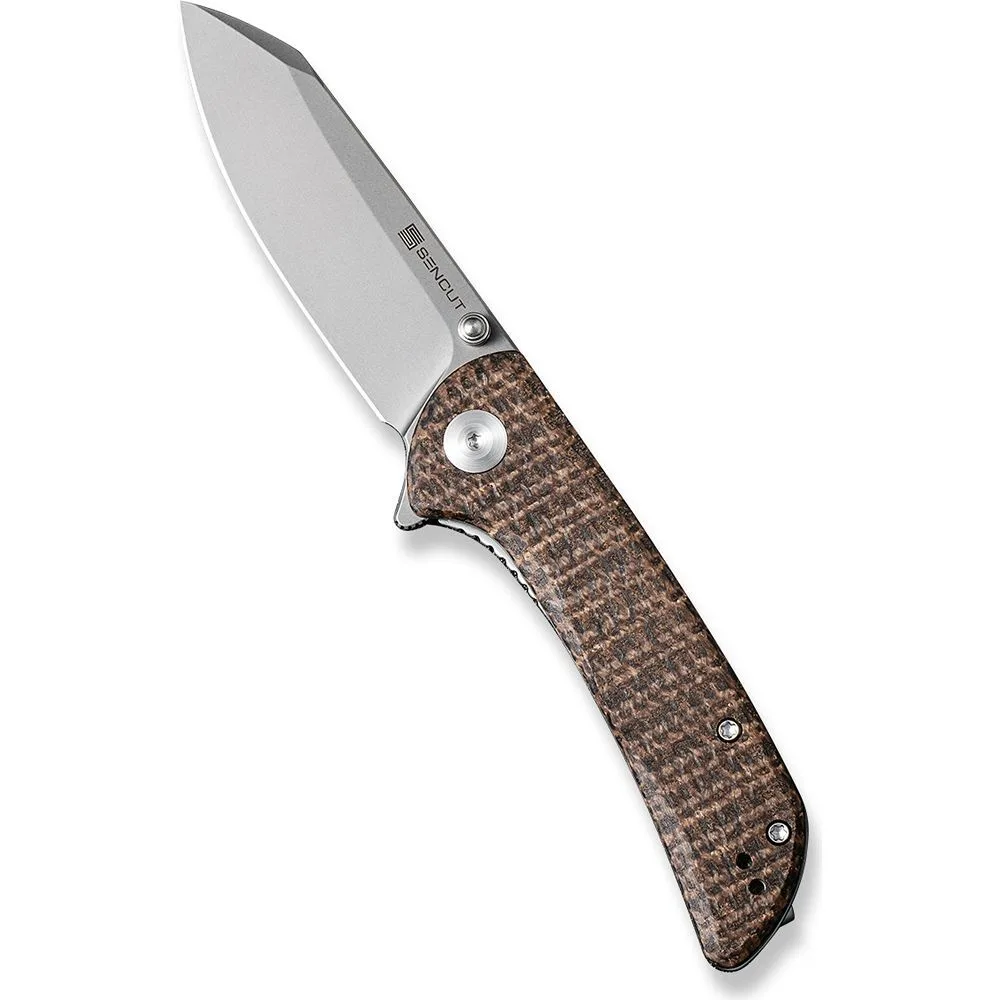 Складаний ніж Sencut 9Cr18MoV 76 мм Micarta коричневий