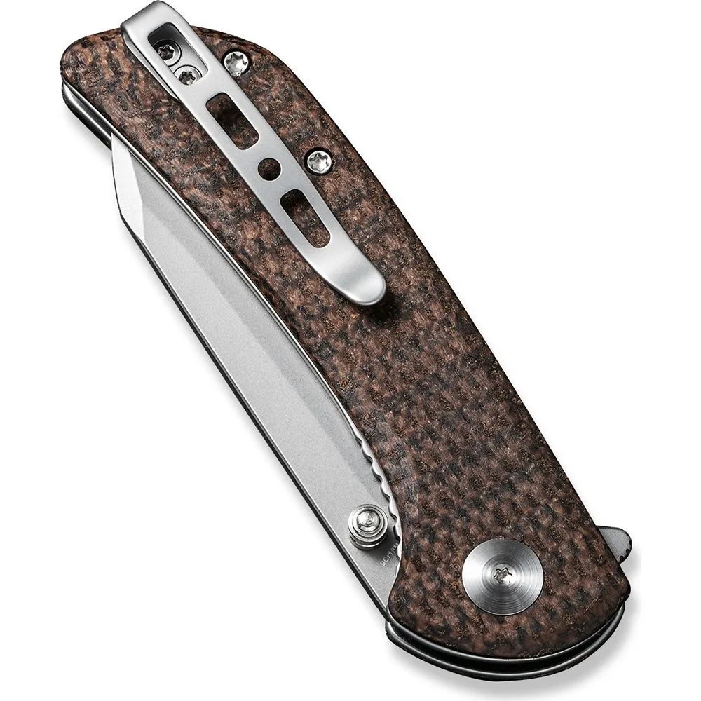 Складаний ніж Sencut 9Cr18MoV 76 мм Micarta коричневий