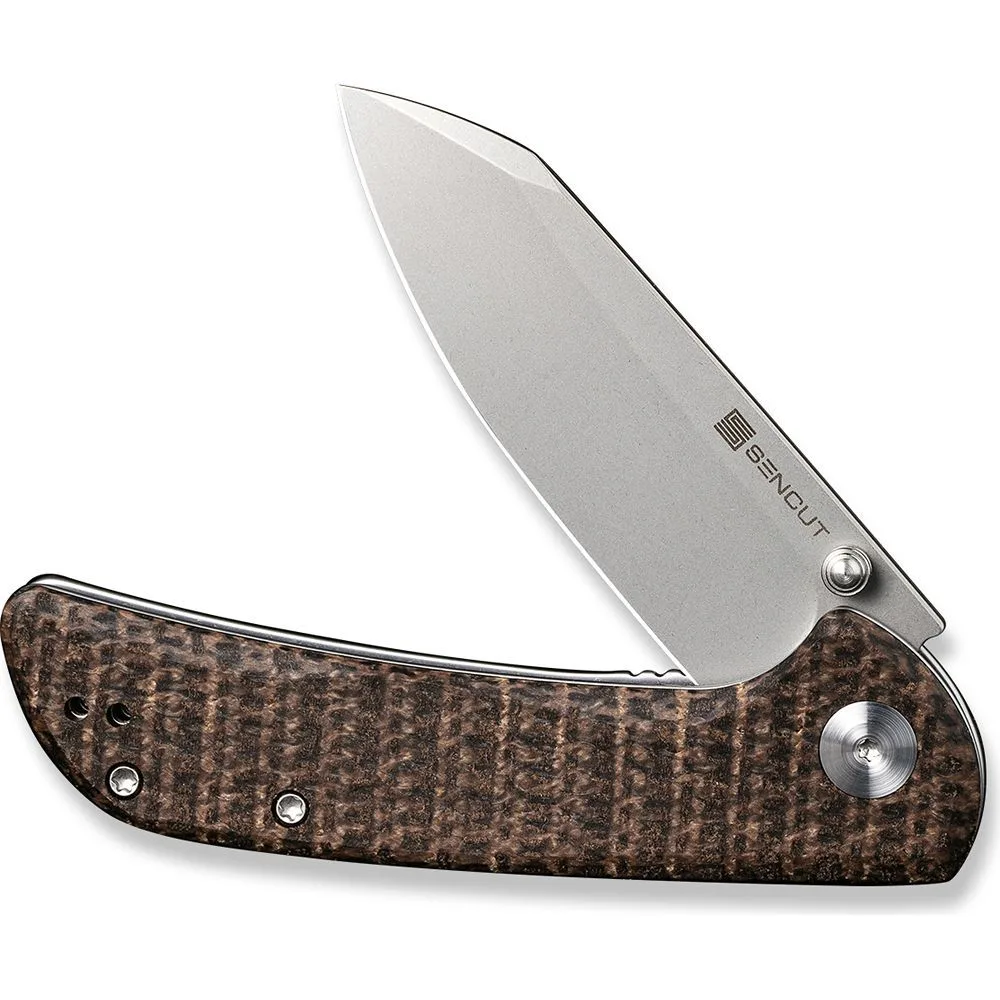 Складаний ніж Sencut 9Cr18MoV 76 мм Micarta коричневий
