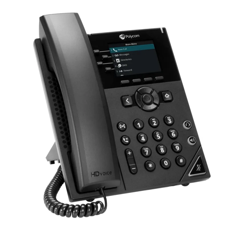 SIP-телефон Poly OBi VVX 250, 4 лінії, PoE, чорний