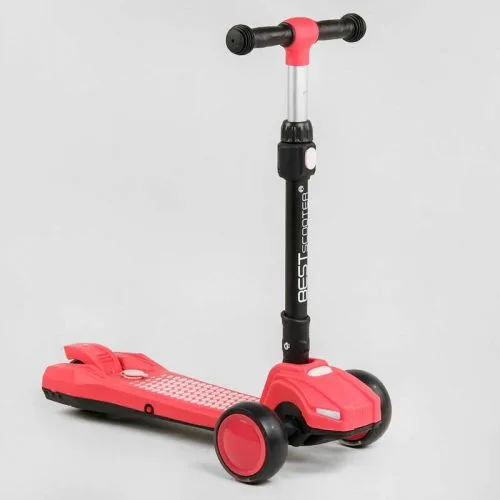 Трехколесный самокат Best Scooter с парогенератором складной руль для детей и подростков катание на улице