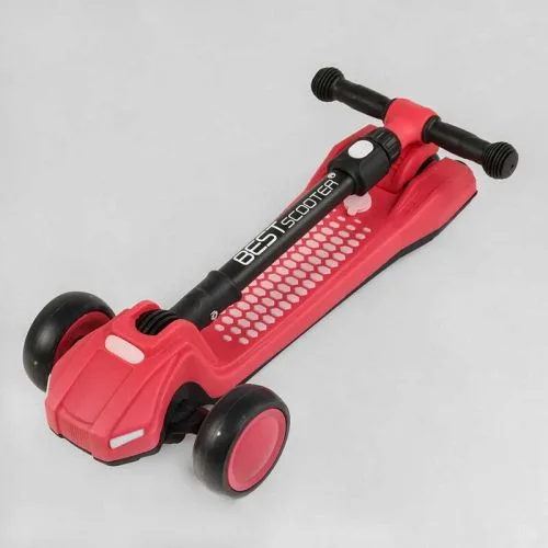 Трехколесный самокат Best Scooter с парогенератором складной руль для детей и подростков катание на улице