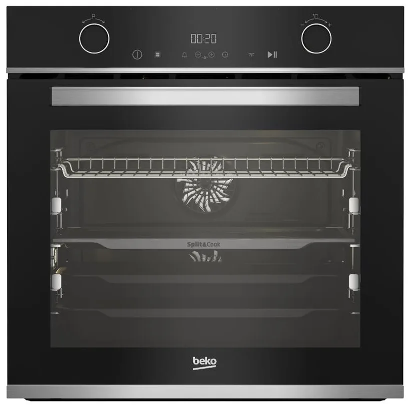 Духова шафа Beko електрична 72л A+ конвекція для приготування двох страв одночасно гриль