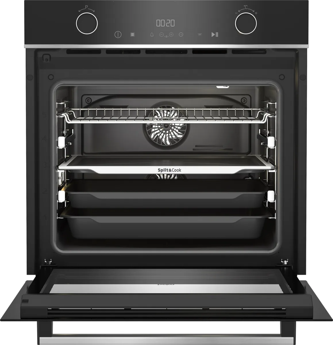 Духовой шкаф Beko электрический 72л A+ конвекция для приготовления двух блюд одновременно