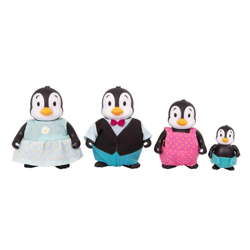 Набор игровых фигурок Li`l Woodzeez Пингвины 4 шт пластик 19 1х8 9х16 3 см