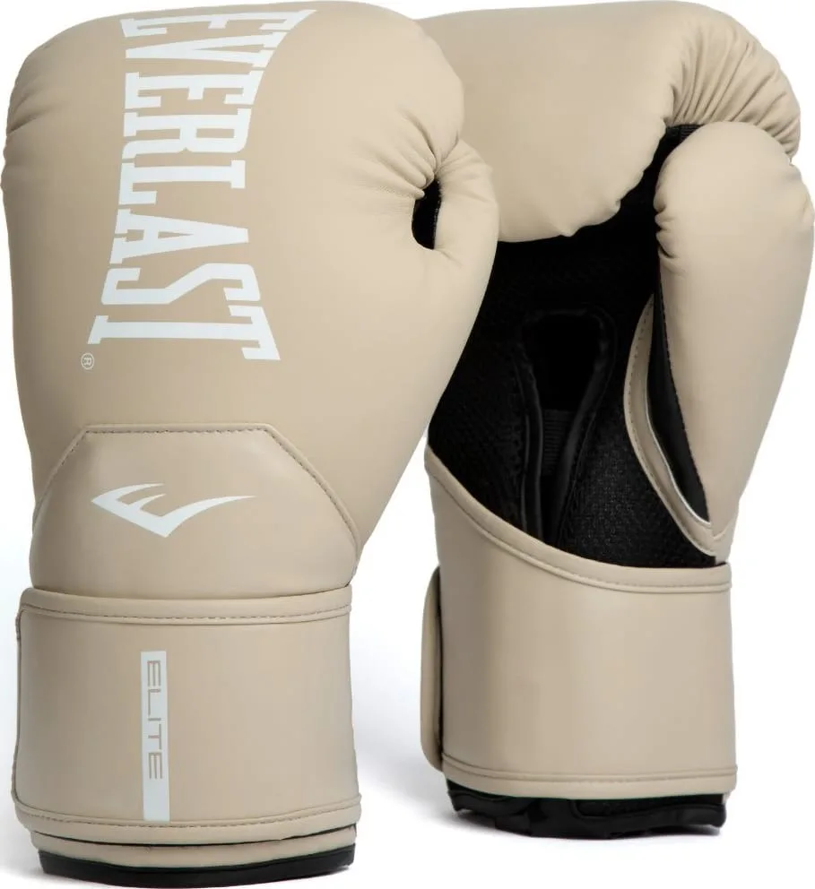 Боксерські рукавиці Everlast 12 унцій бежевий нітрил-бутадієн-каучук поліуретан поліестер