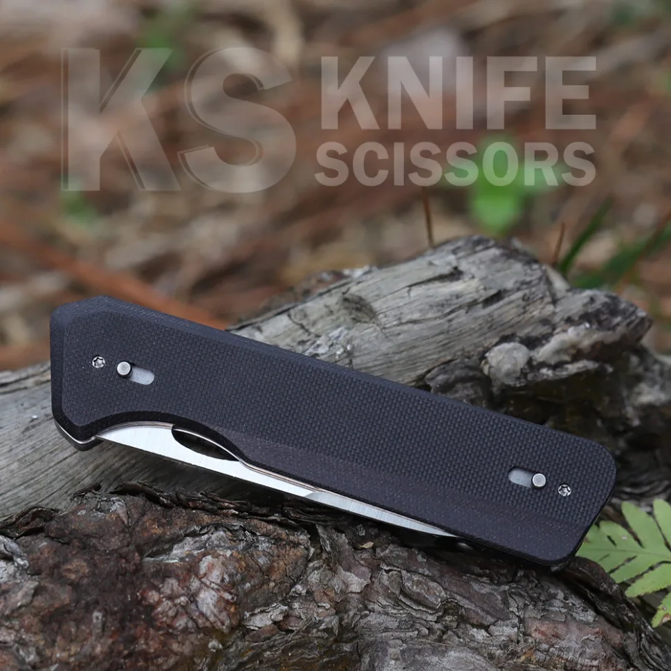 Ніж-ножиці Roxon 16,8х10,2 см чорний сталь 8Cr13MoV G10
