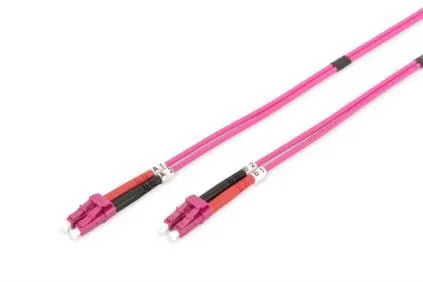 Патч-корд волоконно-оптичний DIGITUS LC/UPC-LC/UPC, 50/125, MM, OM4, duplex, 7м