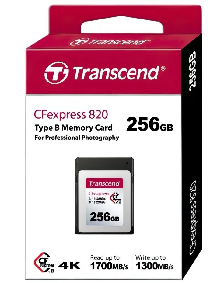 Карта памяти Transcend CFexpress 256GB Type B R1700/W1300MB/s