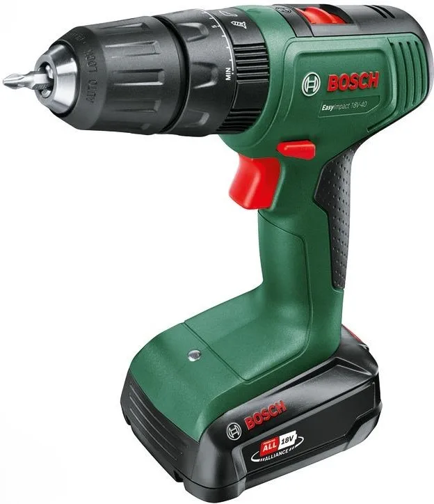 Акумуляторний дриль-шуруповерт Bosch 18 В 1,5 А·год 1,4 кг для дерева металу пластику цегли