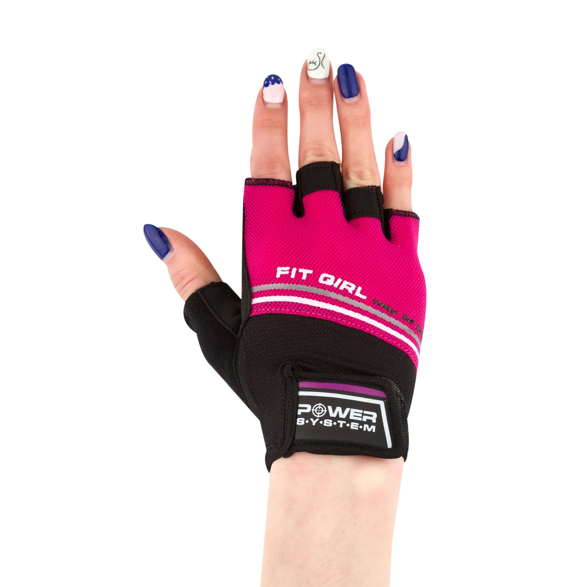 Перчатки для фитнеса Active Point искусственная кожа XS розовые