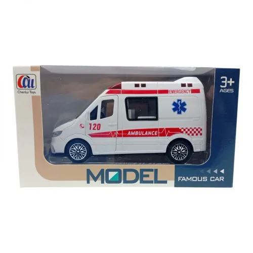 Автобус ШВИДКА ДОПОМОГА ChenLu Toys іграшковий автобус для дітей.
