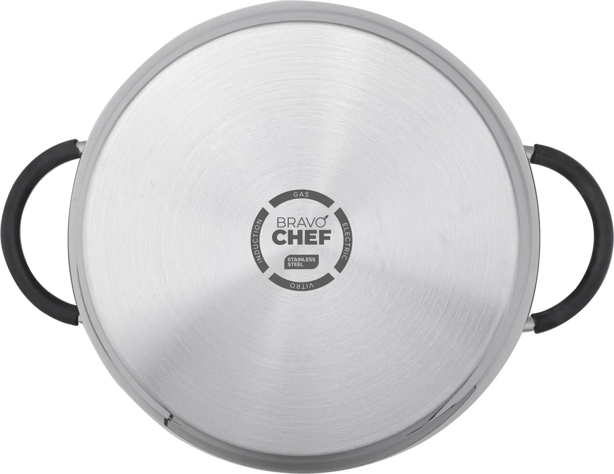 Каструля Bravo Chef нержавіюча сталь 2,8 л 20 см