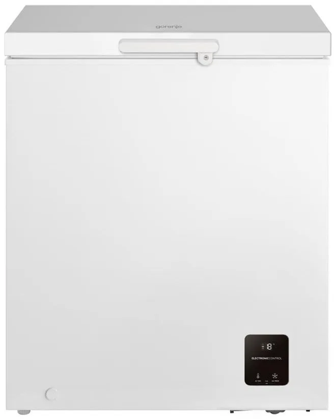 Морозильна скриня Gorenje 142л А+ біла заморожувач для гаража і підвалу морозильник з LED освітленням