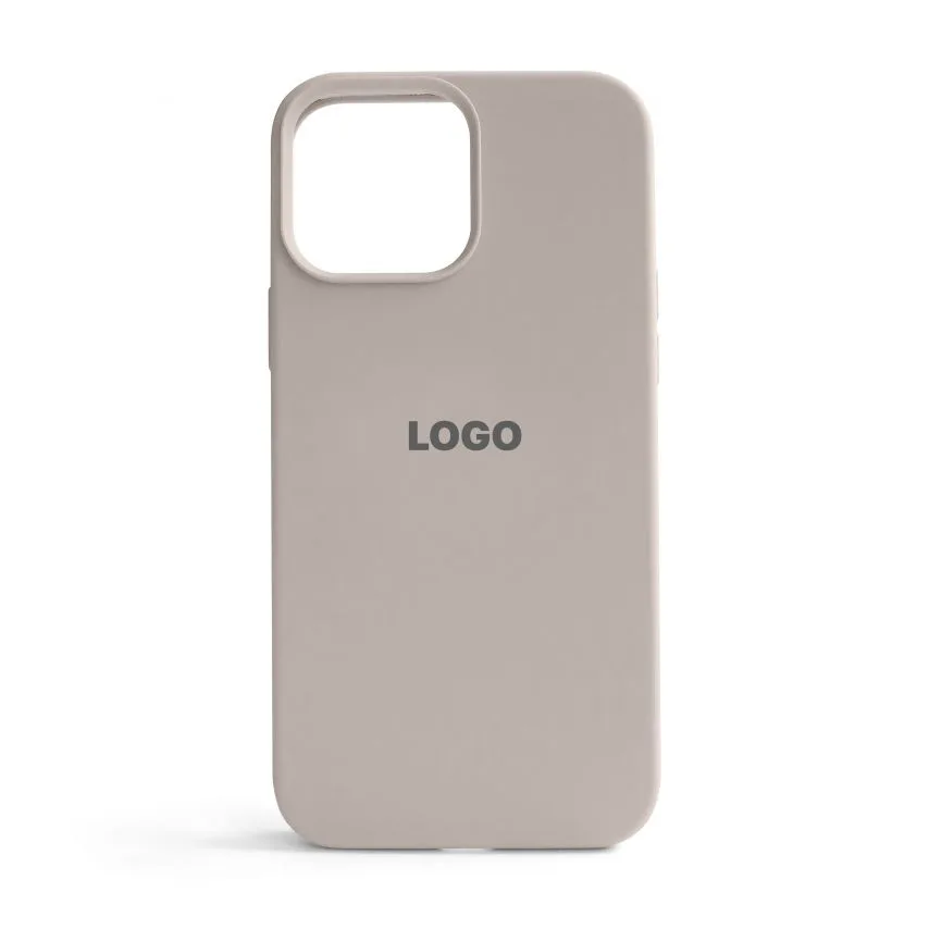 Чохол силиконовий для Apple iPhone 13 Pro Max  lavender  сірий