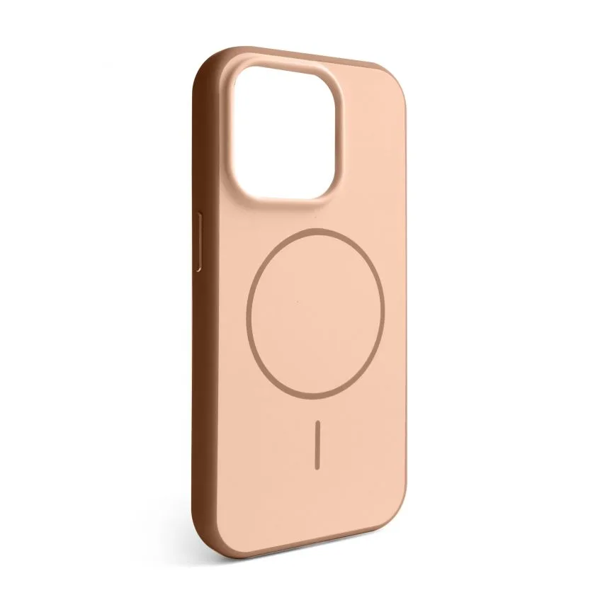 Чохол Soft Matte MagSafe TPU 15 Pro бежевий