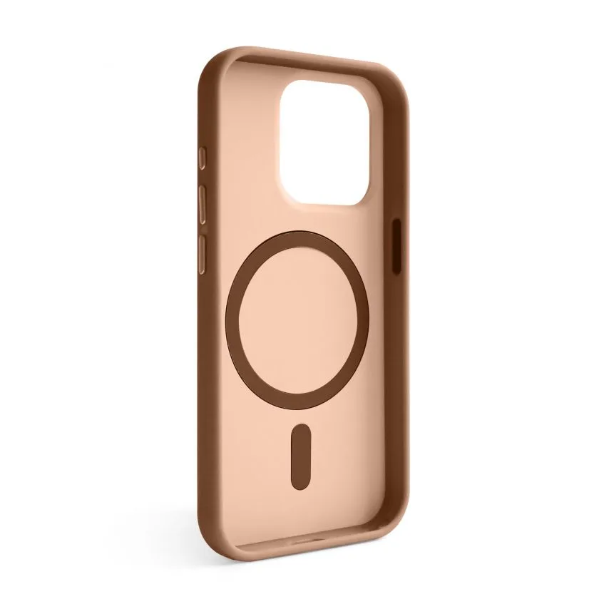 Чохол Soft Matte MagSafe TPU 15 Pro бежевий