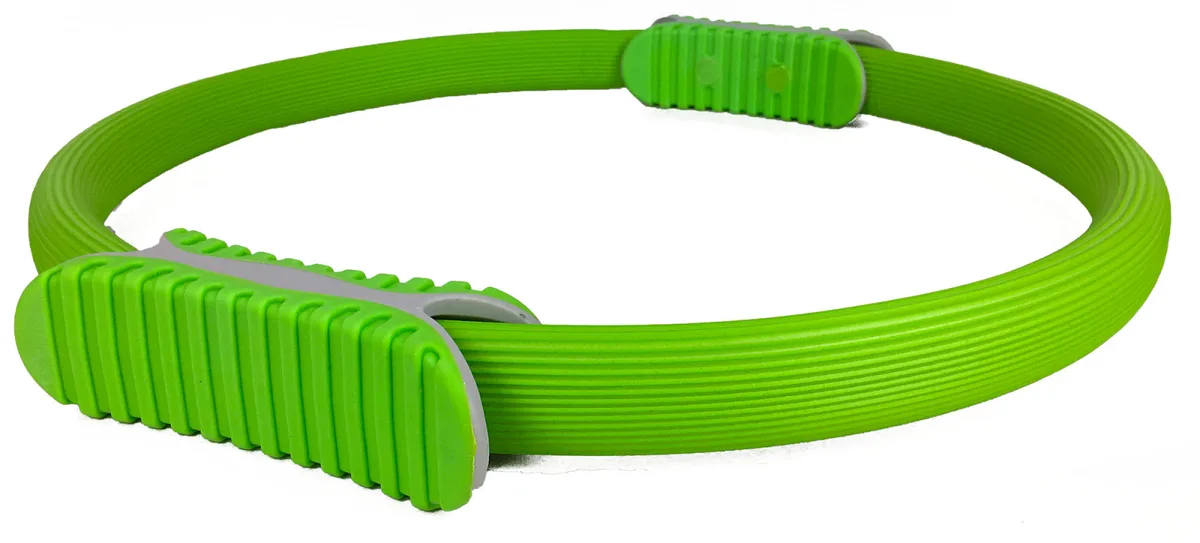 Кольцо для пилатеса EasyFit полипропилен 38 см зеленое