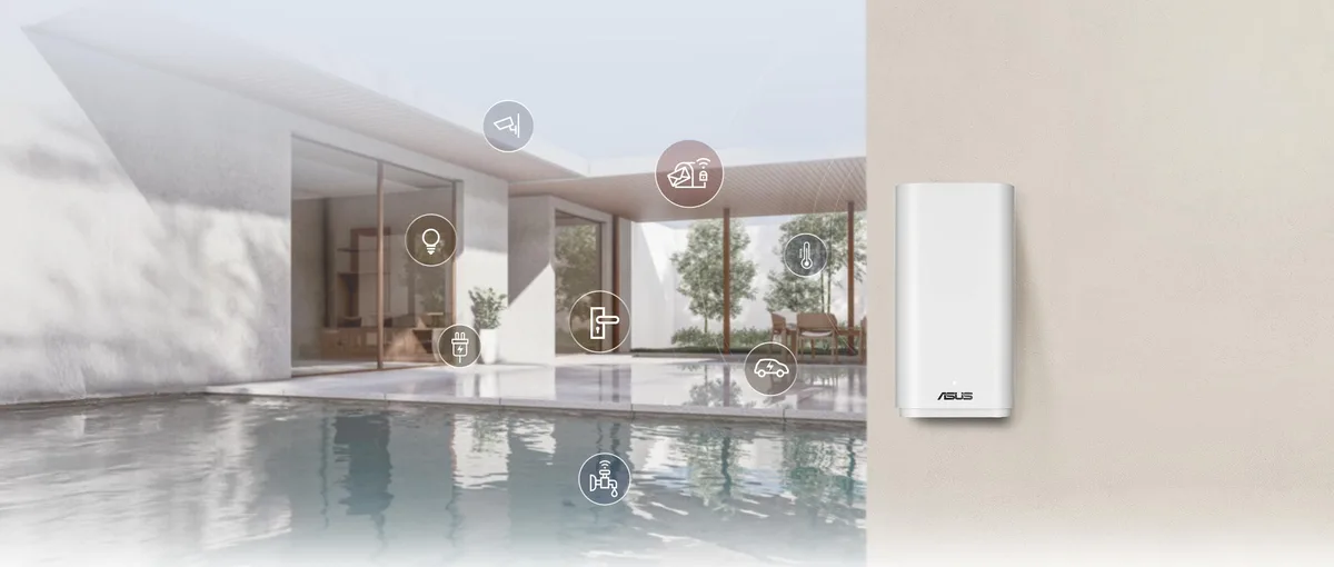 Система WiFi-Mesh ASUS ZenWiFi BD4 Outdoor BE3600, 2x2,5GE WAN/LAN, 1мод, білий