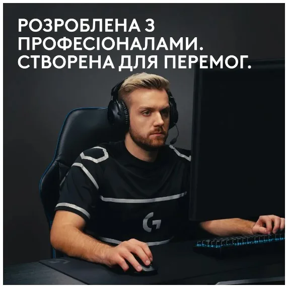 Миша Logitech Pro X Superlight 2 Бездротова Середня Чорна