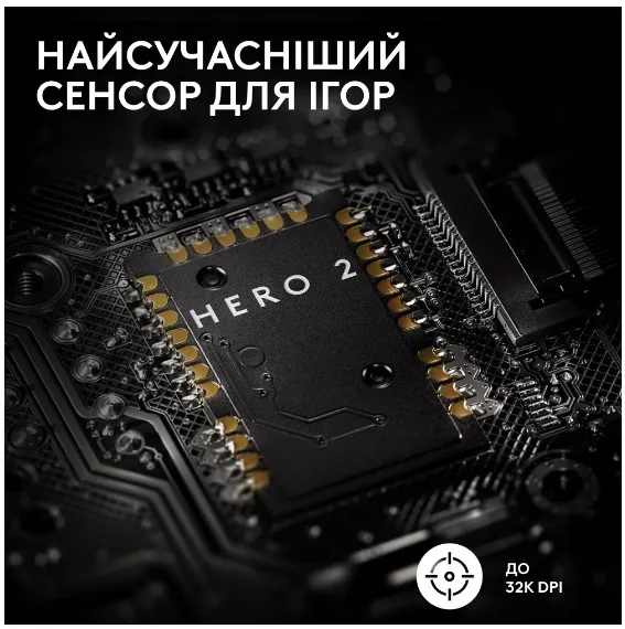Миша Logitech Pro X Superlight 2 Бездротова Середня Чорна