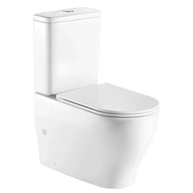 Унітаз-компакт MIXXUS PREMIUM санітарна порцеляна 675х395х870 мм білий RIMLESS