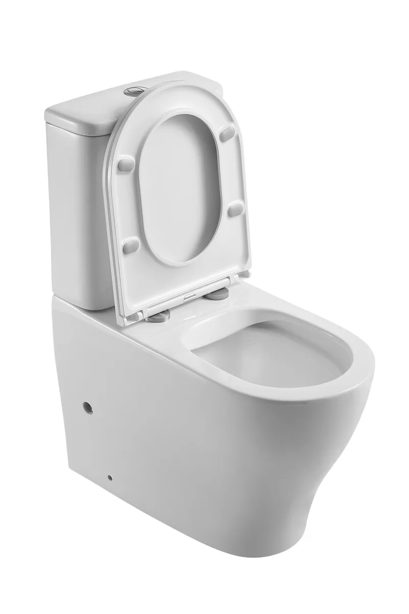 Унітаз-компакт MIXXUS PREMIUM санітарна порцеляна 675х395х870 мм білий RIMLESS