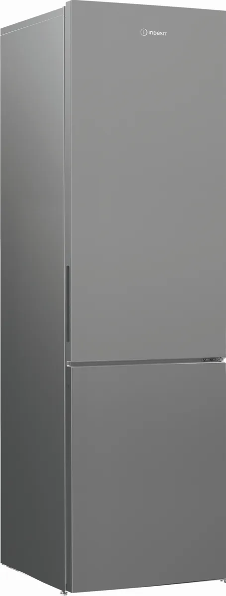Холодильник Indesit с нижней морозильной камерой 386л энергосберегающее двухкамерное устройство серебристое