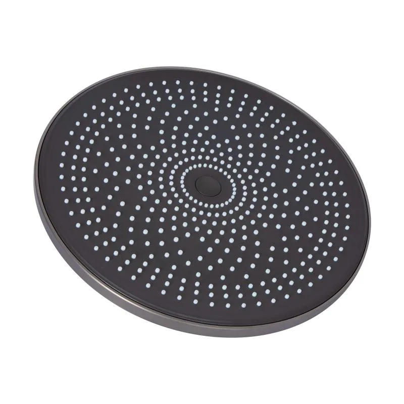 Душова система Qtap Slavonice Gunmetal Black PVD латунь 299х498х979-1629 мм