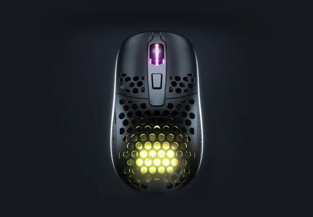 Миша Xtrfy M42, WL/USB-A, RGB, чорний