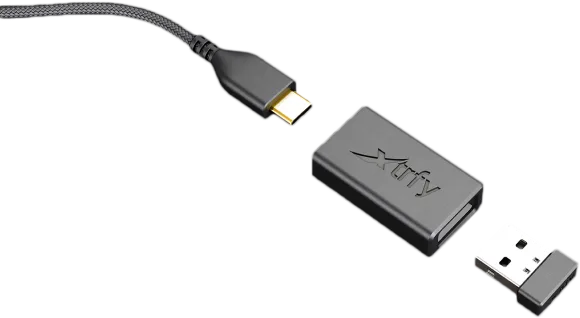 Миша Xtrfy M42, WL/USB-A, RGB, чорний