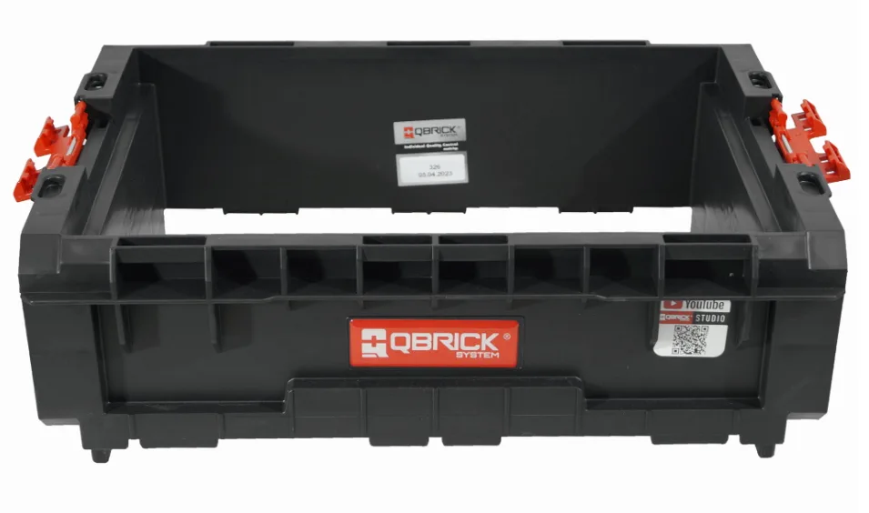 Ящик для інструментів Qbrick PRO пластик 450х310х130 мм Чорний