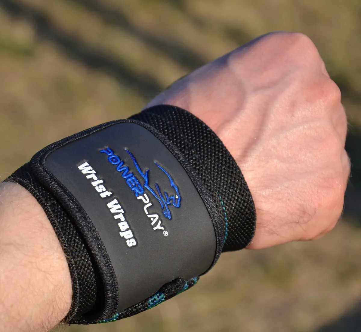 Кистьові бинти Active Point бавовняні 45 см сині