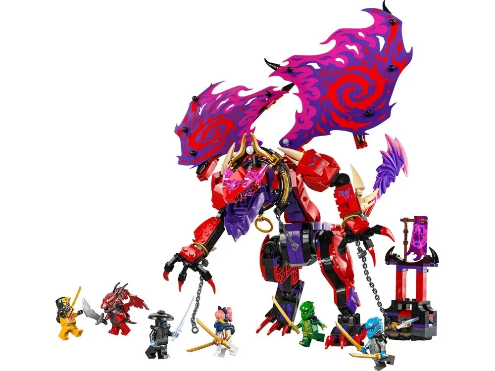 Конструктор LEGO Ninjago 8+ різнокольоровий дракон Хаосу