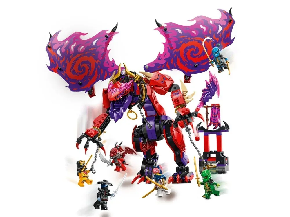 Конструктор LEGO Ninjago 8+ різнокольоровий дракон Хаосу