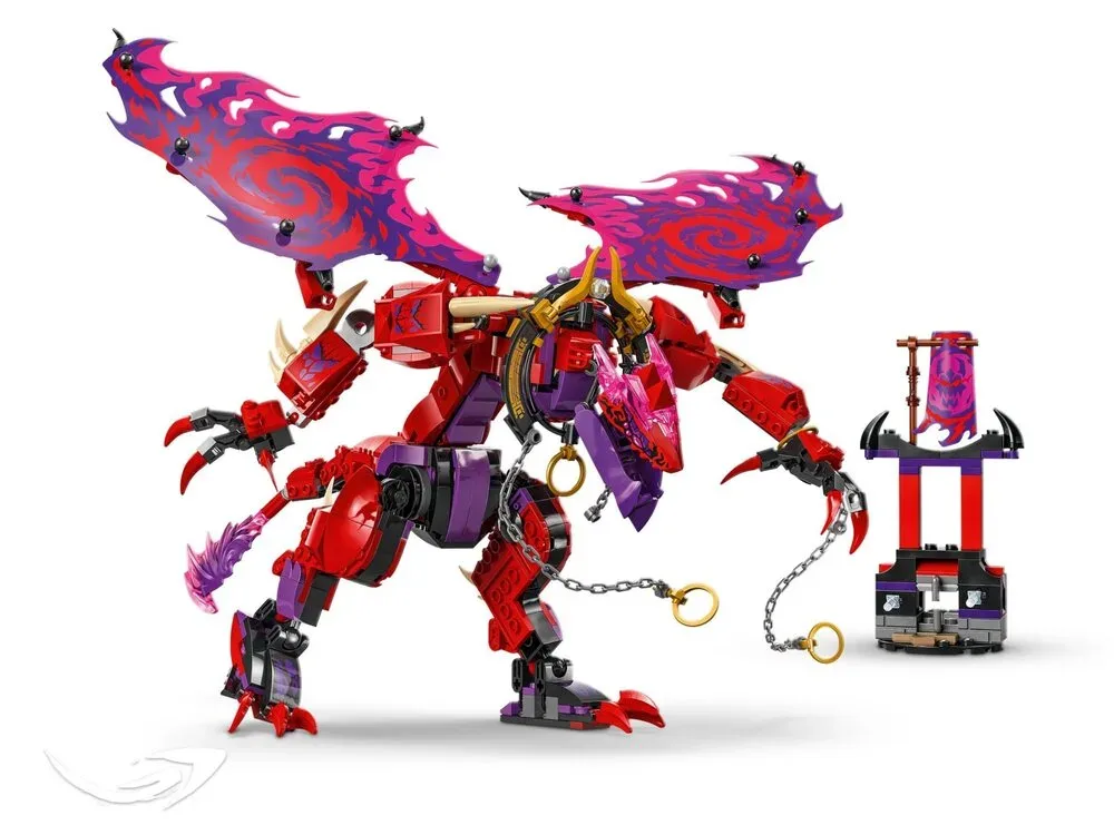 Конструктор LEGO Ninjago 8+ різнокольоровий дракон Хаосу