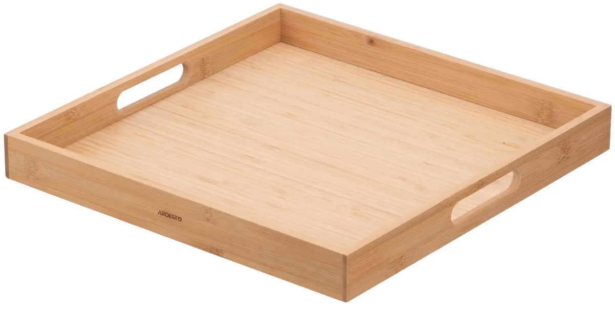 Квадратна бамбукова таця ARDESTO Midori, 35x35x4 см.