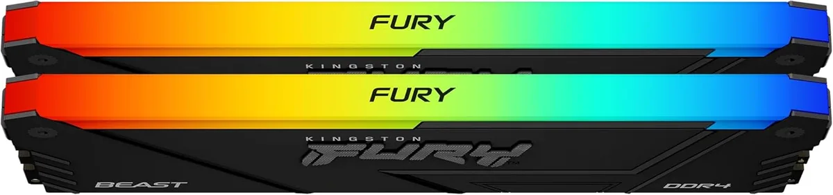 Пам'ять ПК Kingston DDR4 32GB 3200 МГц RGB 2 планки KF432C16BB12AK2/32WP