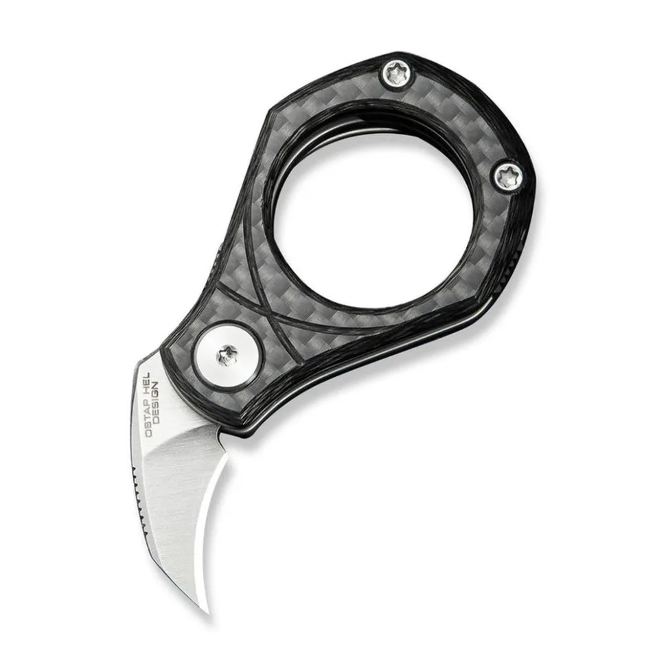 Ніж складаний кишеньковий Civivi 14C28N 16,4 мм Carbon Fiber темно-сірий