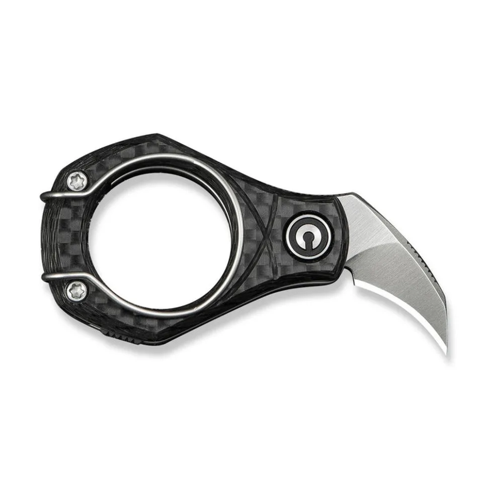 Ніж складаний кишеньковий Civivi 14C28N 16,4 мм Carbon Fiber темно-сірий