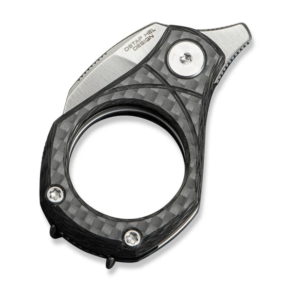 Ніж складаний кишеньковий Civivi 14C28N 16,4 мм Carbon Fiber темно-сірий
