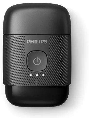 Електробритва Philips роторна для чоловіків чорна 2 головки вологе сухе гоління