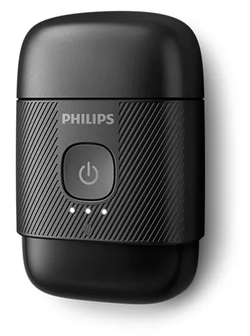 Електробритва Philips роторна для чоловіків чорна 2 головки вологе сухе гоління