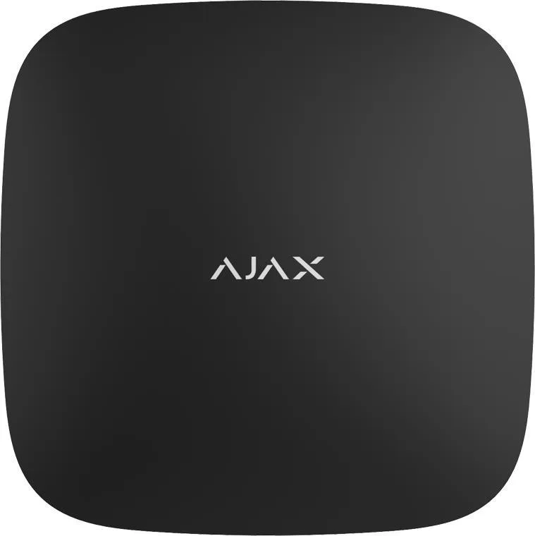 Интеллектуальный центральный Ajax Hub 2, gsm, ethernet, jeweller, беспроводной, черный