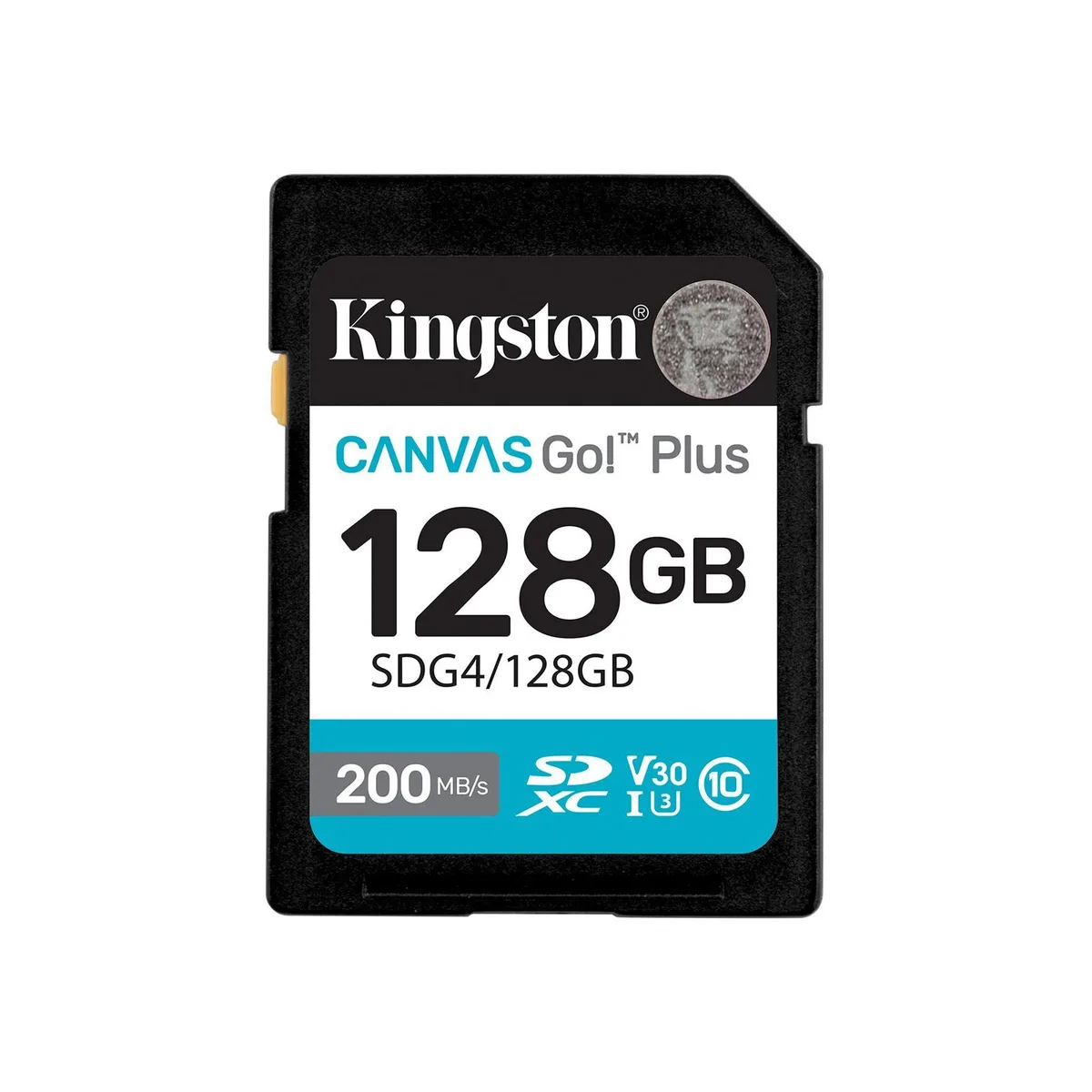 Карта памяти Kingston SD 128GB C10 UHS-I U3 V30 R200MB/s