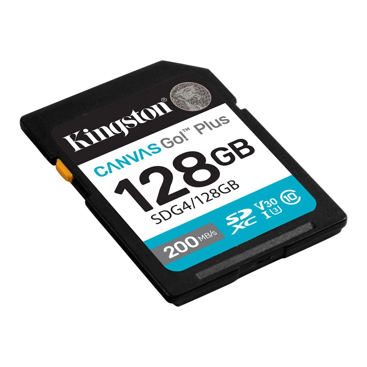 Карта памяти Kingston SD 128GB C10 UHS-I U3 V30 R200MB/s