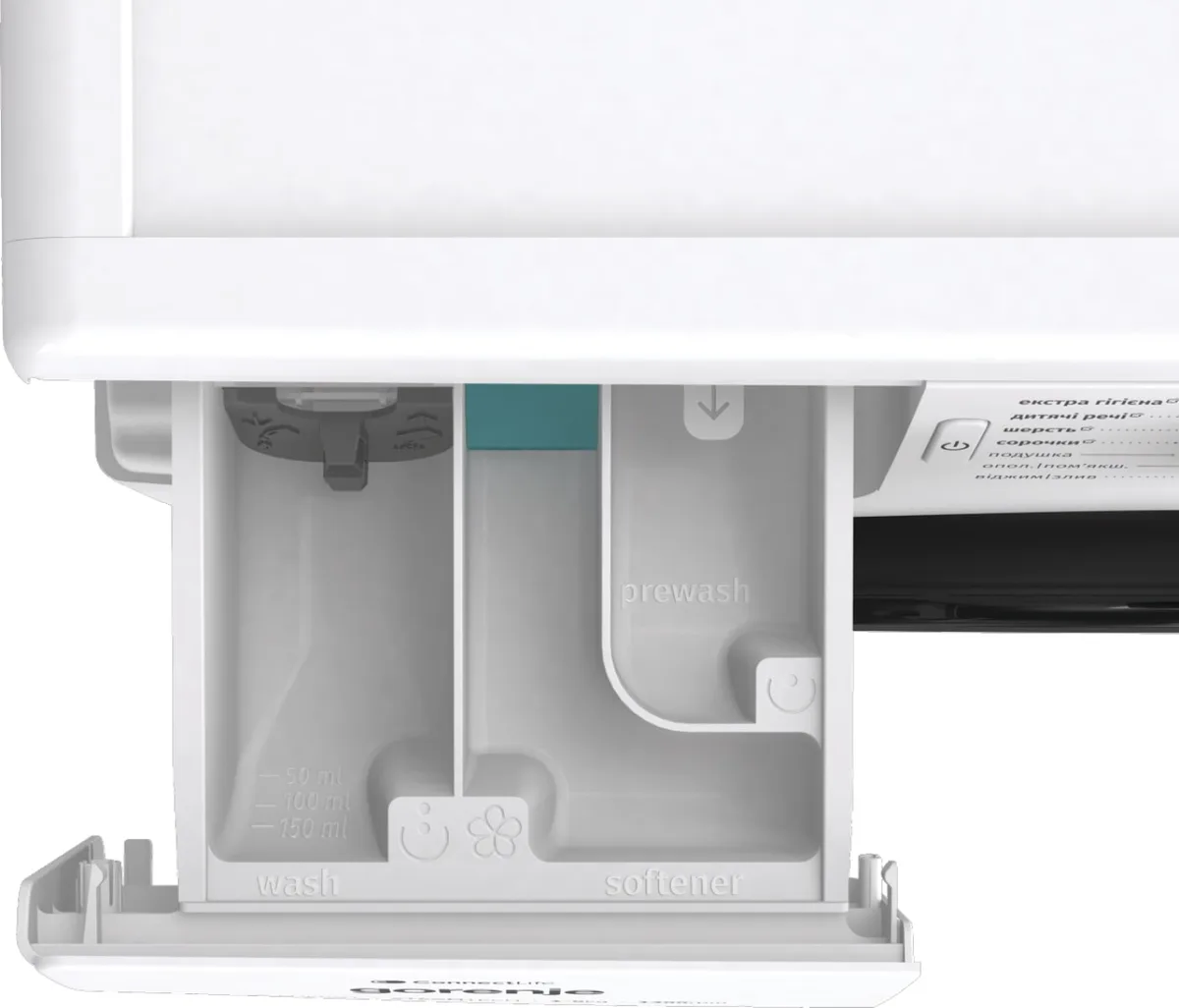 Фронтальна пральна машина Gorenje, 8 кг, 1400 об/хв, клас A+++, 55 см, з дисплеєм, інверторним двигуном, функцією пари та Wi-Fi, б