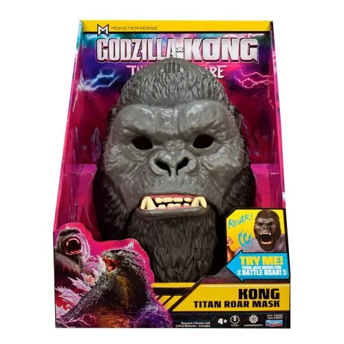 Інтерактивна маска Конг Godzilla vs. Kong зі звуковими ефектами для дітей та підлітків іграшка для рольових ігор